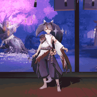 阴阳师白藏主皮肤暗夜顽狐