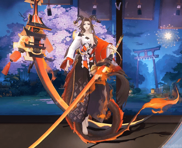 阴阳师铃鹿御前皮肤流夏之梦