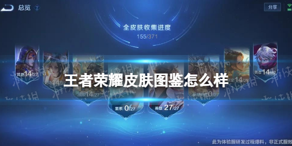 王者荣耀皮肤图鉴怎么样（王者荣耀皮肤图片）