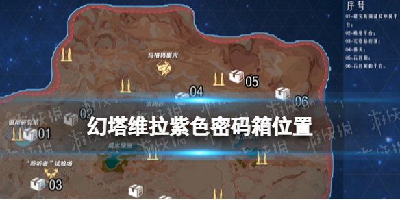 幻塔维拉紫色密码箱位置 幻塔金色密码箱