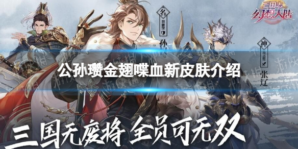 三国志幻想大陆公孙瓒月雅集皮肤（三国志幻想大陆孙策皮肤）