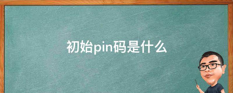 初始pin码是什么（sim卡初始pin码是什么）