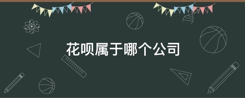花呗属于哪个公司（精简花呗属于哪个公司）