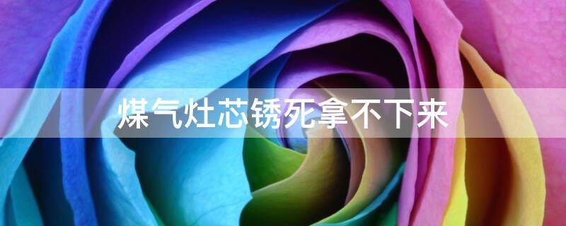 煤气灶芯锈死拿不下来 煤气灶芯锈死拿不下来视频