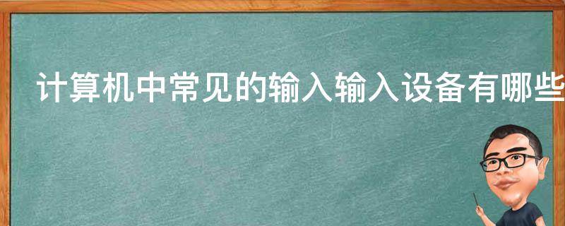 计算机中常见的输入/输入设备有哪些? 计算机中常用的输入设备有哪些