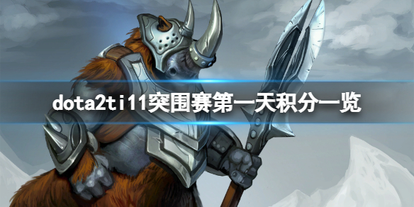 dota2ti11突围赛首日赛果分享-dota2ti11突围赛第一天积分